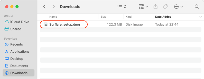 Download Surflare DMG