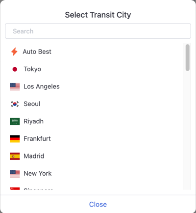 Select Transit Server