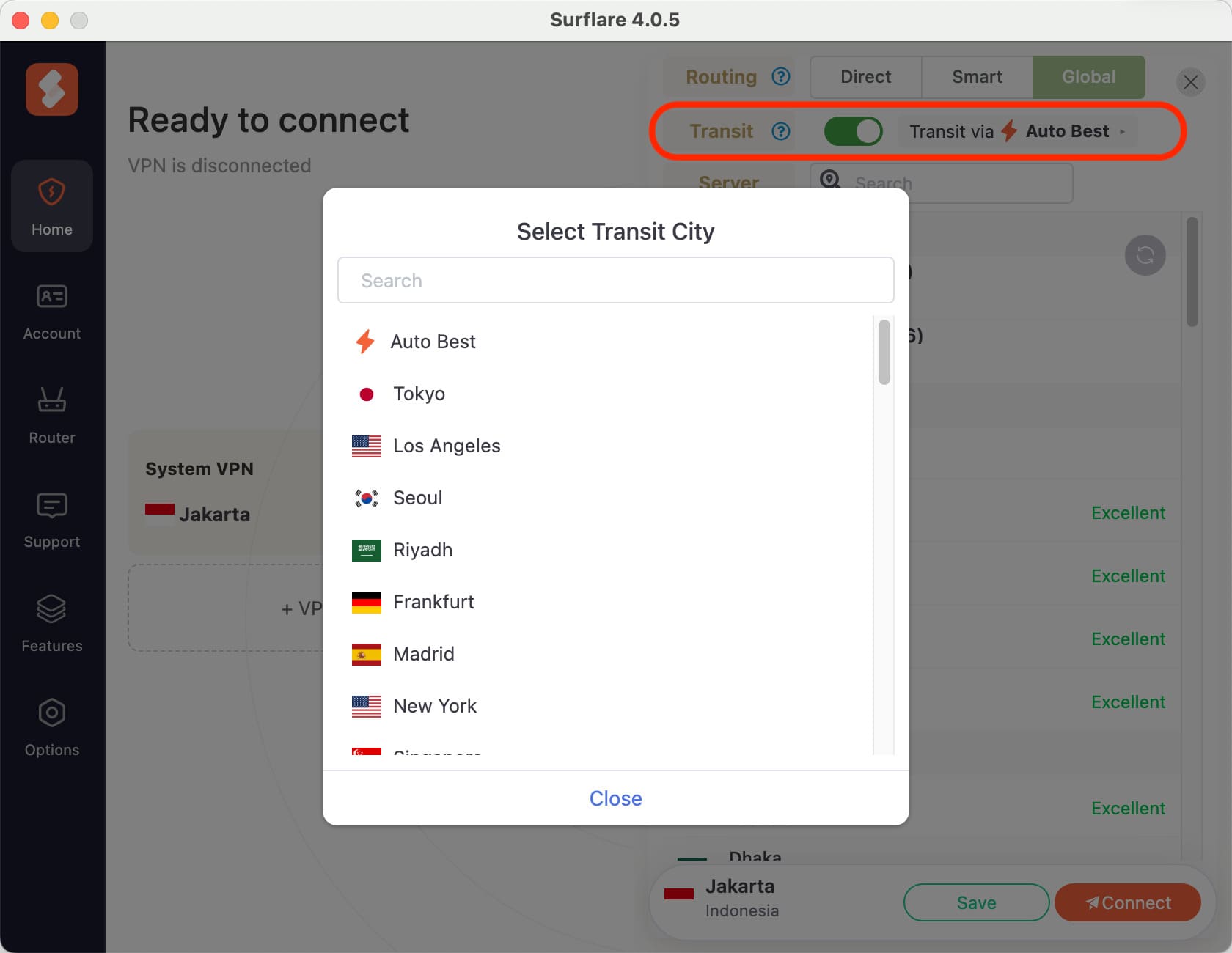 Enable Multi-Hop VPN